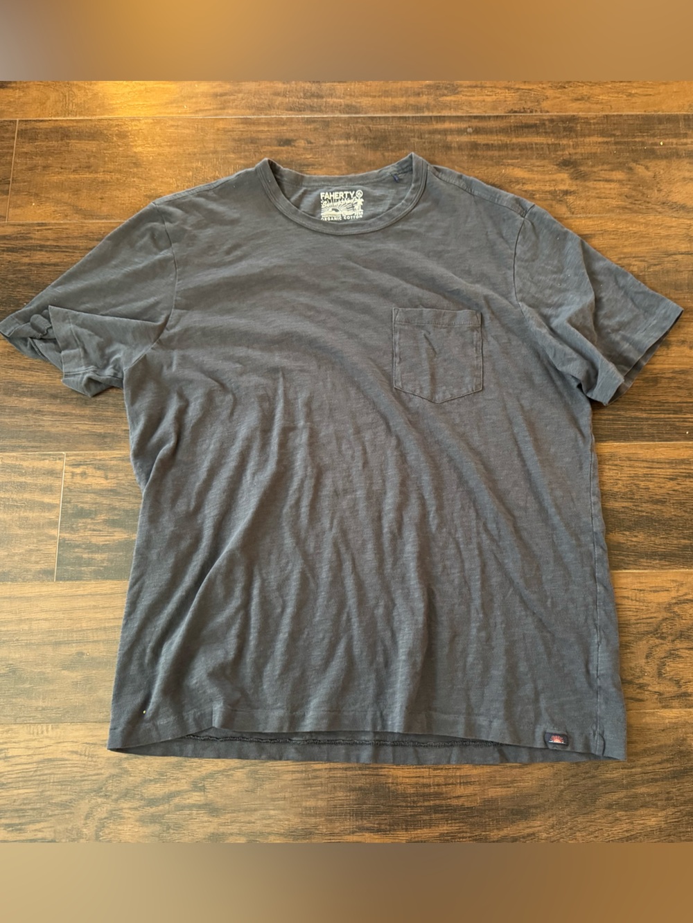 Faherty Sunwashed Pocket Tee XL